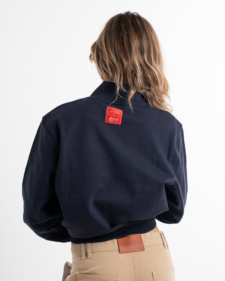 CORE BLUE HALF ZIP