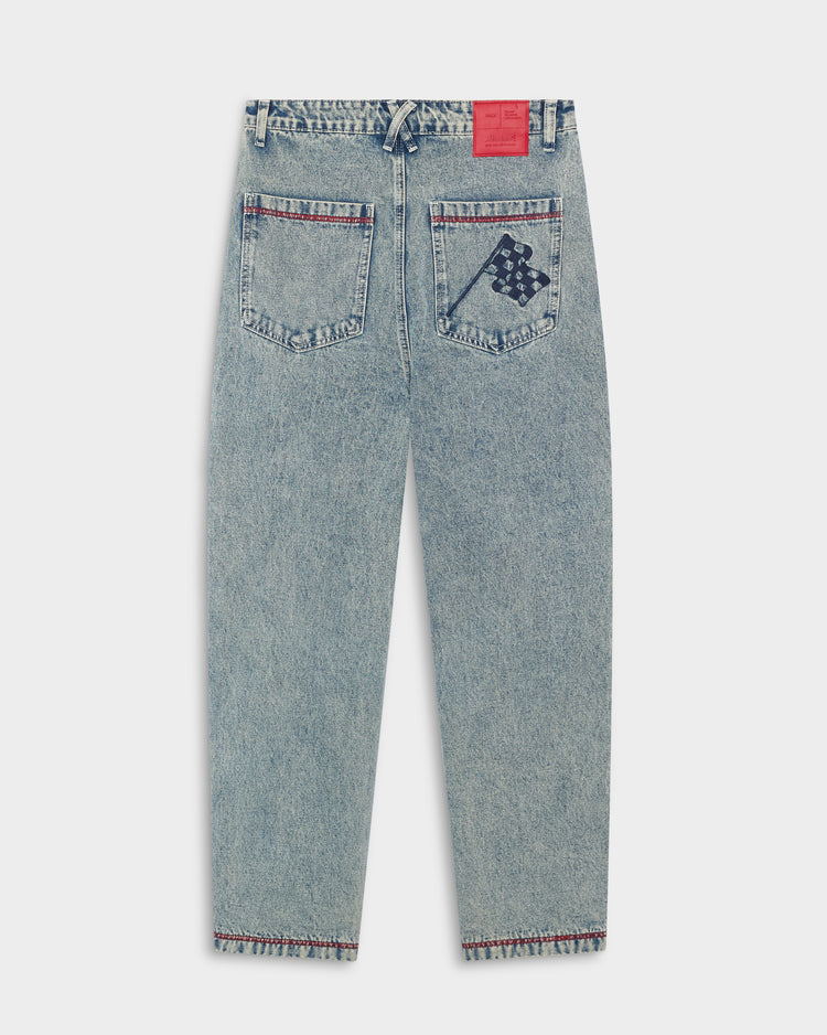 RACING DENIM PANTS