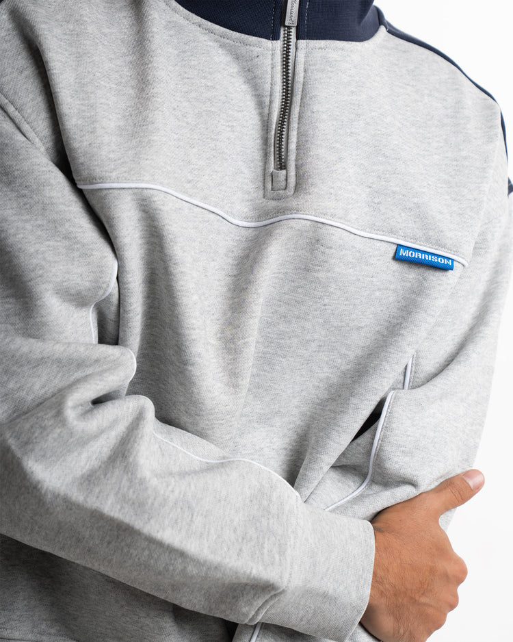 STONE MIX HALF ZIP