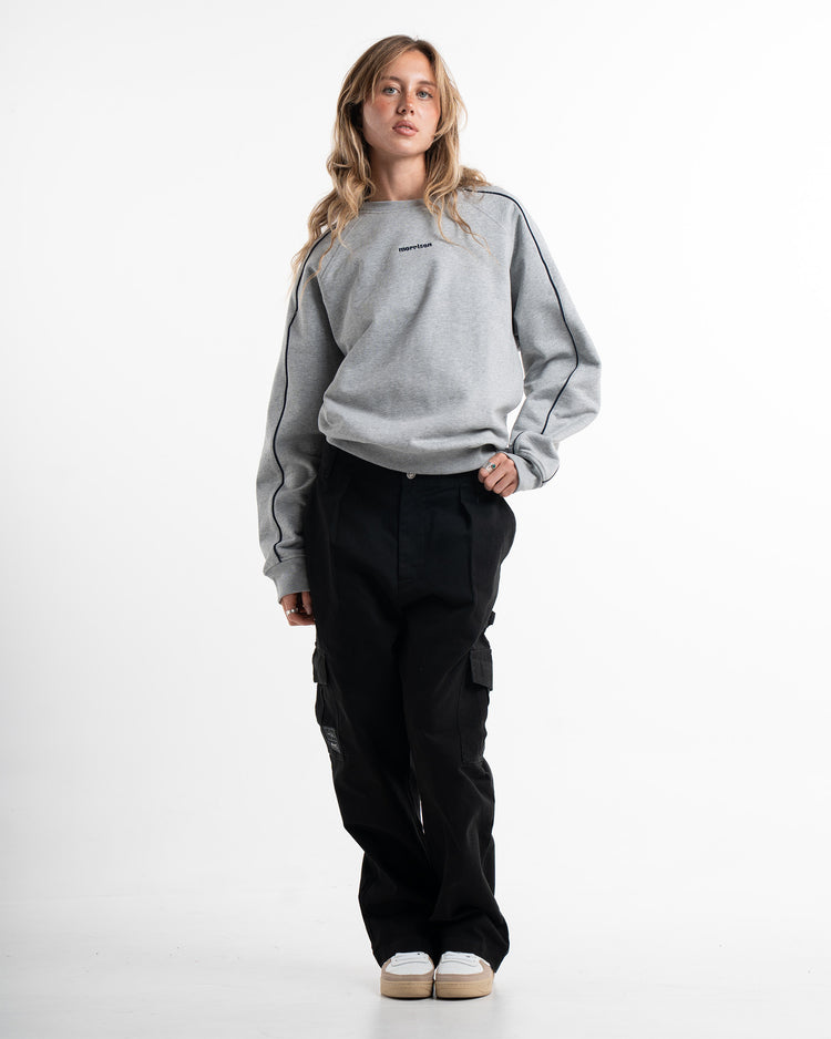 WORLD GREY LOOSE SWEAT