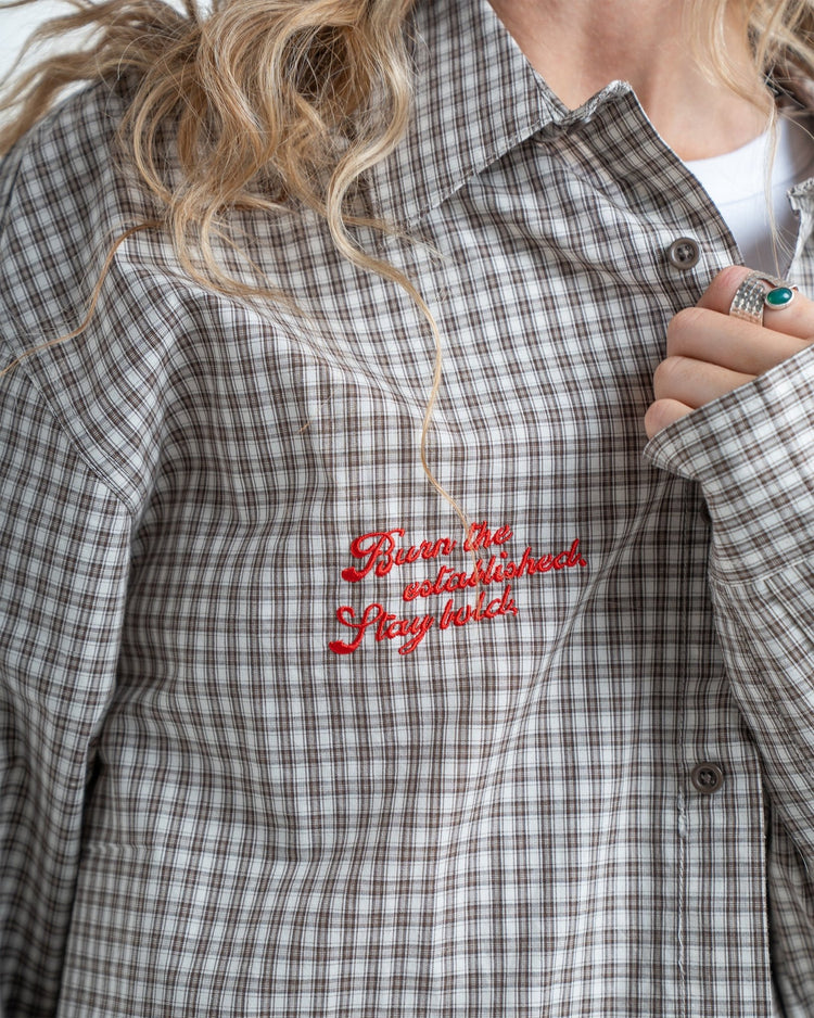 CHECK FLOW SHIRT - CAMISAS - Morrison Shoes [woman]