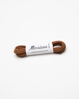 Cordones redondos de piel camel - CORDONES - Morrison Shoes