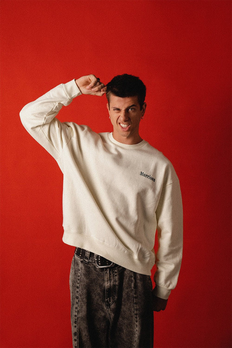 Crewneck Off White - SUDADERAS - Morrison Shoes