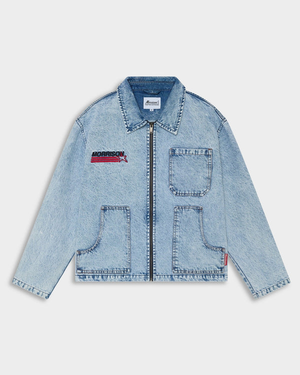 DENIM WORKER JACKET - CHAQUETAS - Morrison Shoes