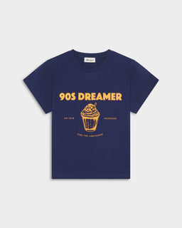 FREEZED NAVY SLIM CROP TEE - CAMISETAS - Morrison Shoes