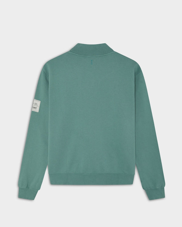 GREEN REGULAR HALF ZIP - SUDADERAS - Morrison Shoes