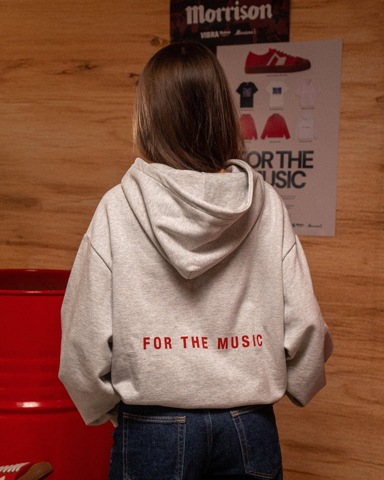 Grey Pockets Hoodie - SUDADERAS - Morrison Shoes [woman]