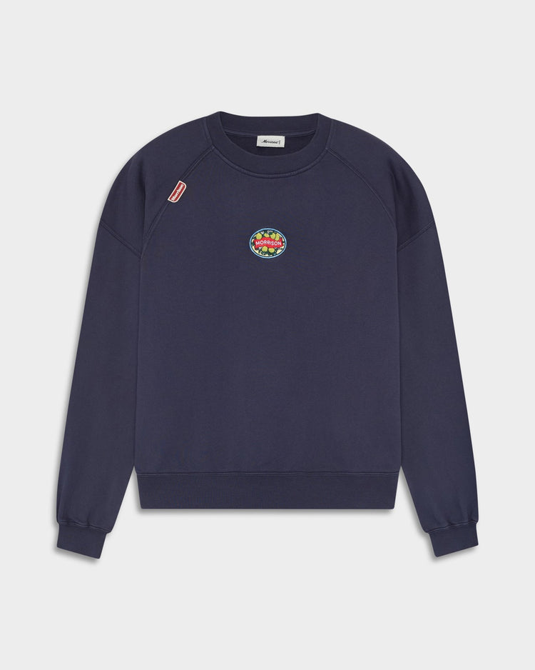 LEMON NAVY LOOSE SWEAT - SUDADERAS - Morrison Shoes