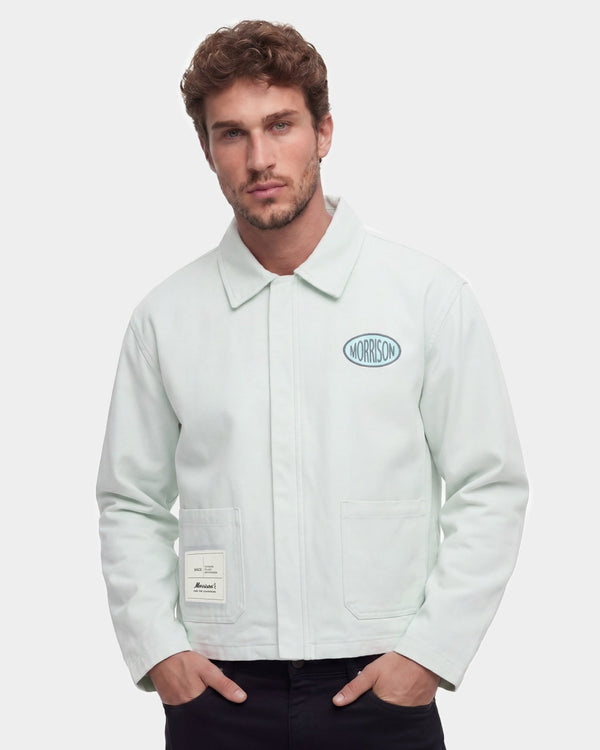 LIGHT BLUE WORKER JACKET - CHAQUETAS - Morrison Shoes [men]