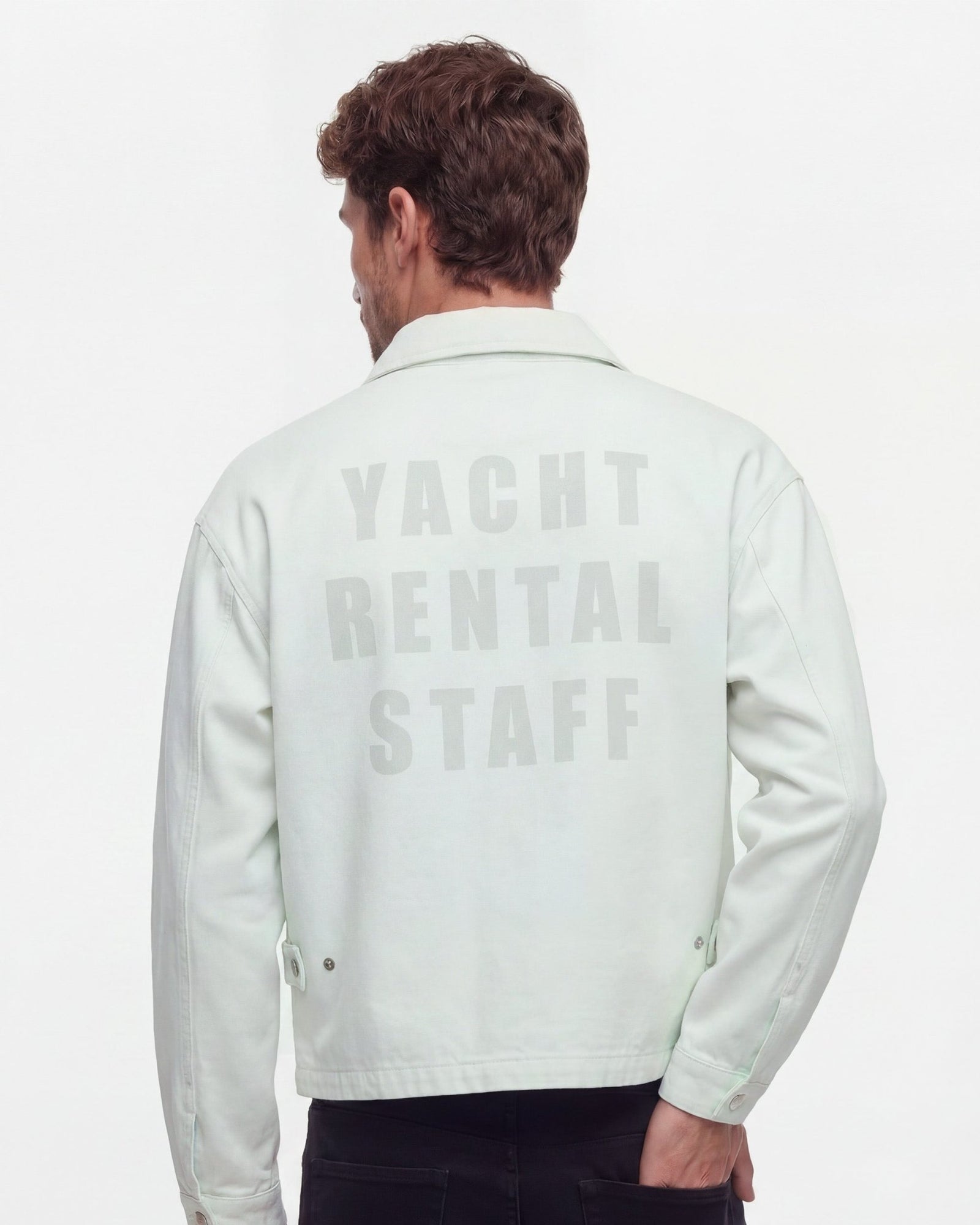 LIGHT BLUE WORKER JACKET - CHAQUETAS - Morrison Shoes