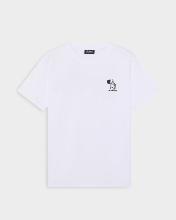 LIGHTUP WHITE TEE - CAMISETAS - Morrison Shoes