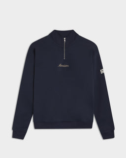Navy Half Zipper - SUDADERAS - Morrison Shoes