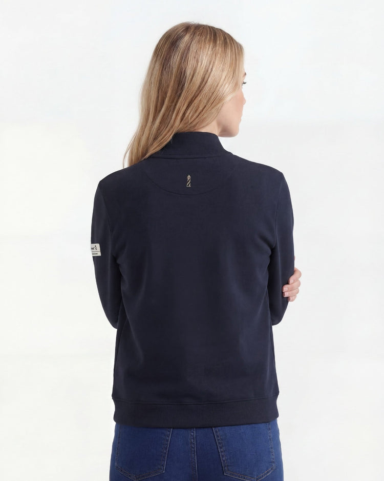 Navy Half Zipper - SUDADERAS - Morrison Shoes