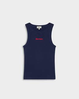 NAVY SLIM TANK TOP - CAMISETAS - Morrison Shoes