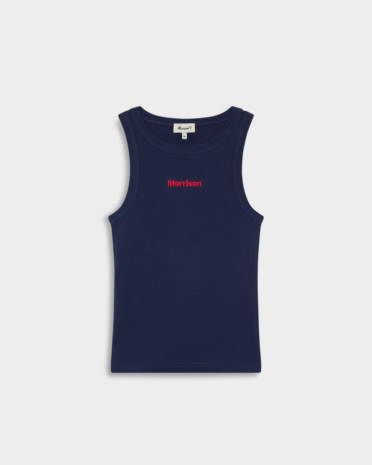 NAVY SLIM TANK TOP - CAMISETAS - Morrison Shoes