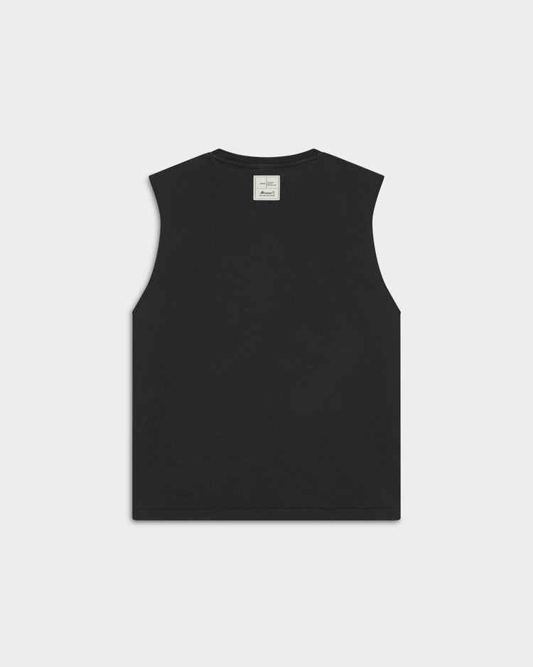 PALM BLACK BOXY TANK TOP - CAMISETAS - Morrison Shoes