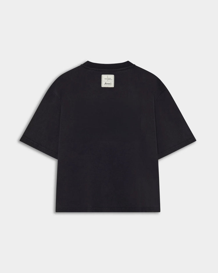 PALM BLACK BOXY TEE - CAMISETAS - Morrison Shoes
