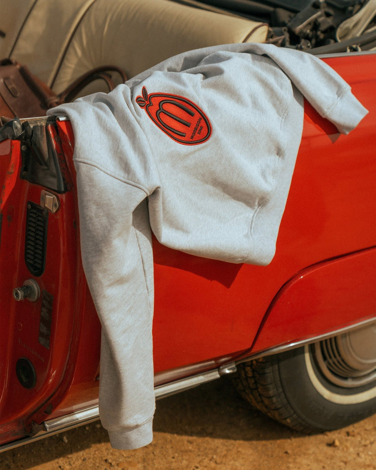 PEACH GREY BOXY HOODIE - SUDADERAS - Morrison Shoes