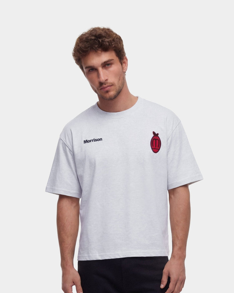PEACH GREY BOXY TEE - CAMISETAS - Morrison Shoes