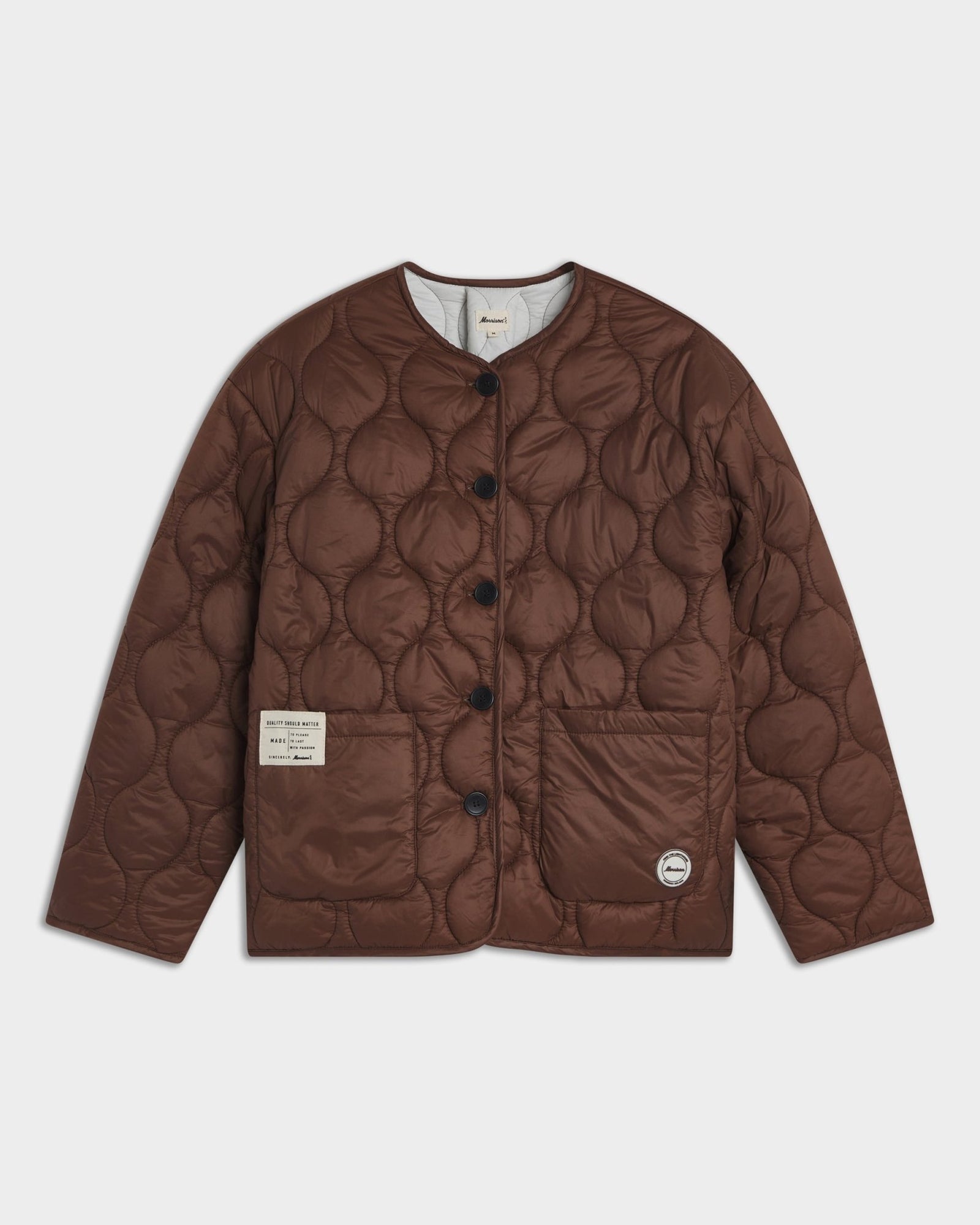 Quilted Chestnut Jacket - CHAQUETAS - Morrison Shoes