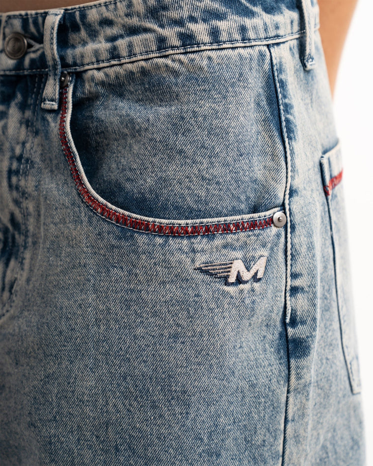 RACING DENIM PANTS - PANTALONES - Morrison Shoes [woman]