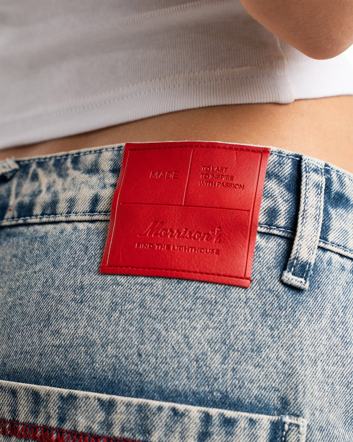 RACING DENIM PANTS - PANTALONES - Morrison Shoes [woman]