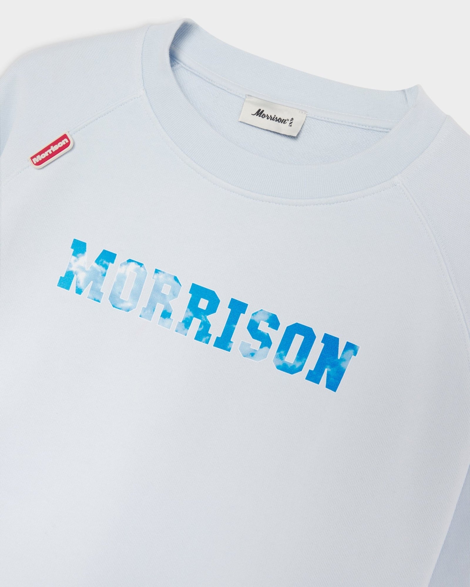 SKY BLUE LOOSE SWEAT - SUDADERAS - Morrison Shoes