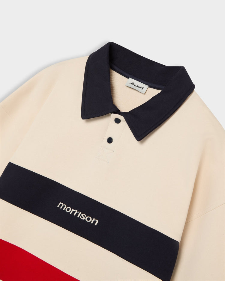 STRIPE LS POLO - CAMISETAS - Morrison Shoes