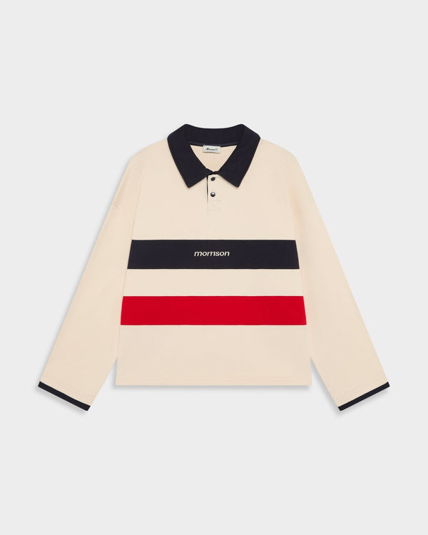 STRIPE LS POLO - CAMISETAS - Morrison Shoes