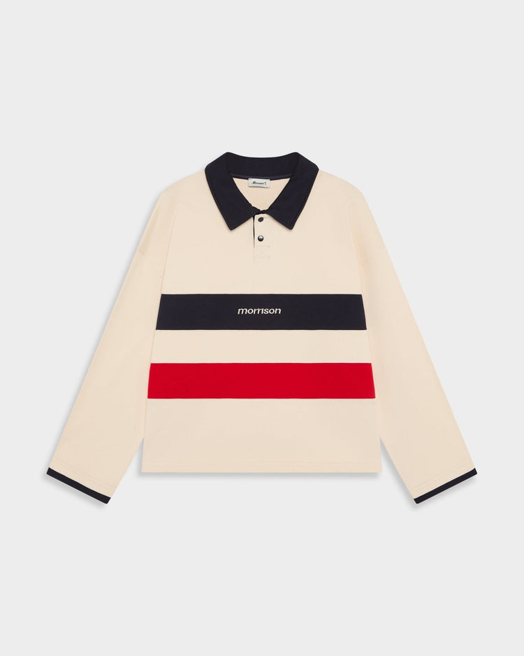 STRIPE LS POLO - CAMISETAS - Morrison Shoes