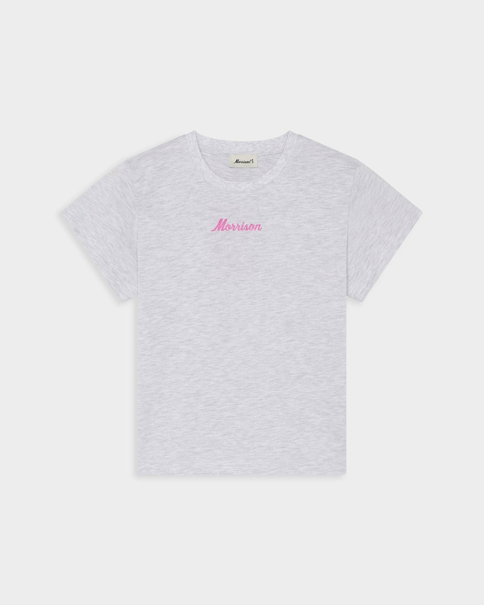 SUN MELANGE SLIM CROP TEE - CAMISETAS - Morrison Shoes