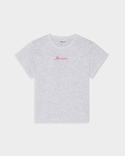 SUN MELANGE SLIM CROP TEE - CAMISETAS - Morrison Shoes