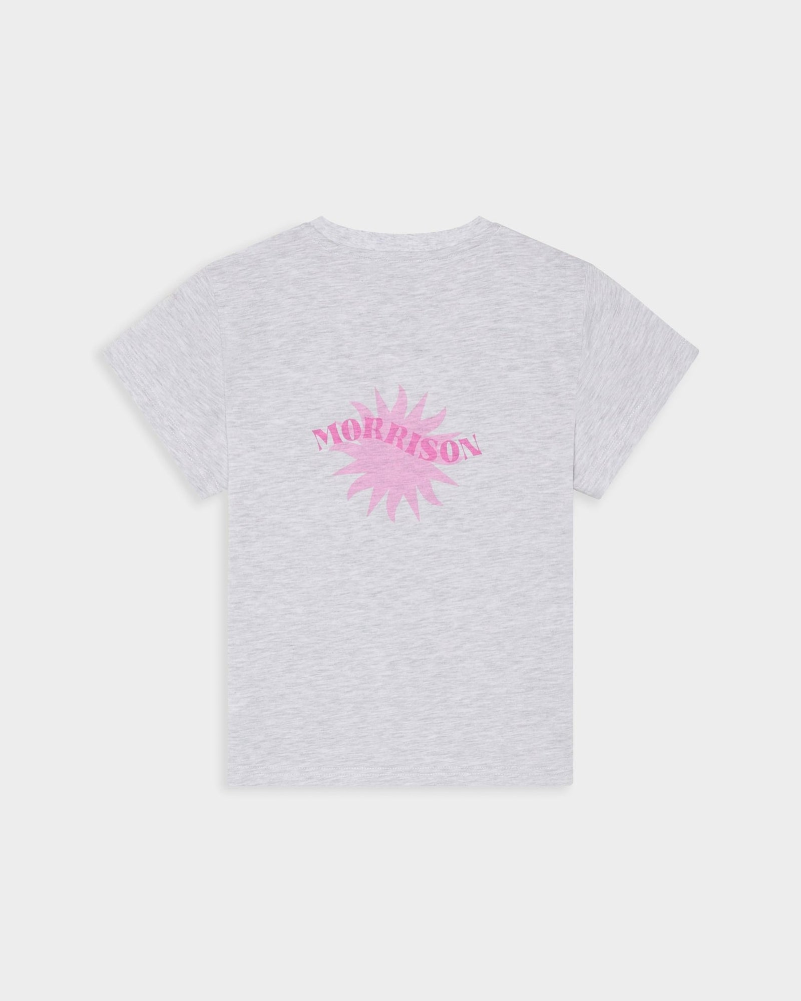 SUN MELANGE SLIM CROP TEE - CAMISETAS - Morrison Shoes