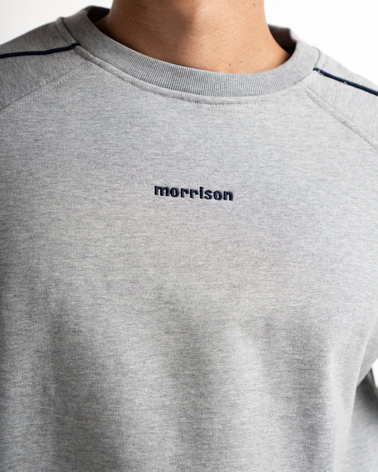 WORLD GREY LOOSE SWEAT - JERSÉIS - Morrison Shoes [men]