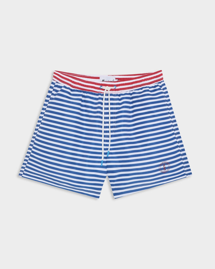 YACHT BLUE BOXER SWIMSUIT - BAÑADORES - Morrison Shoes