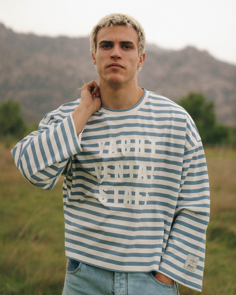 YACHT BLUE STRIPES LSTEE - CAMISETAS - Morrison Shoes