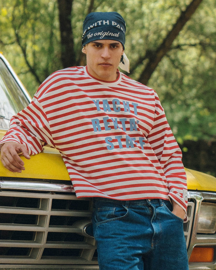 YACHT PINK STRIPES LSTEE - CAMISETAS - Morrison Shoes